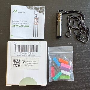 Alife Aromatherapy Necklace - Black